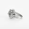 Bague 48 Bague or blanc sertie de diamants naturels 58 Facettes