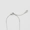 Collier Cartier - Collier chaîne fine en or gris et diamant 0,32 ct 58 Facettes AB