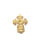 Pendentif Pendentif croix filigranée en or jaune 18 carats 58 Facettes 25926