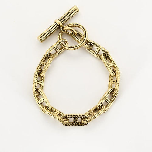 Bracelet Bracelet chaîne d'ancre en or jaune 58 Facettes CHAL1222