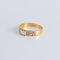 Bague 53 Bague or jaune Diamants ronds et baguettes 58 Facettes FM70