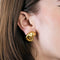 Boucles d'oreilles Zolotas - Clips d'oreilles tête de bélier en or jaune 22k 58 Facettes LJ11