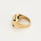 Bague 51.5 Bague chevalière en or rose et platine, diamants 58 Facettes CHAR6098