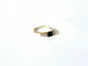 Bague 56 Bague or jaune, saphir et diamants 58 Facettes