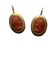 Boucles d'oreilles Boucles d’oreilles camées en or jaune 18K et corail, style Rome antique 58 Facettes