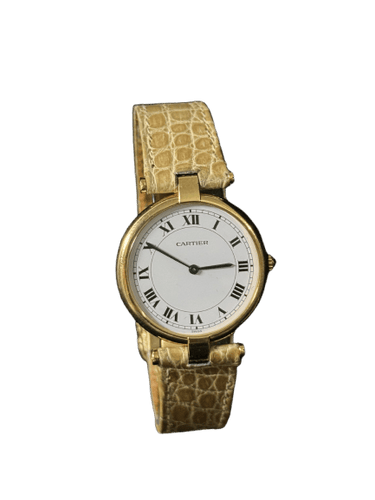 Montre Cartier Vendôme Louis - Montre vintage en or 18 carats, quartz 58 Facettes