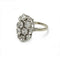 Bague 56 Bague cocktail en or blanc 750 et diamants 58 Facettes 250470R