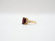 Bague 55 Bague or jaune, Grenat, Diamants 58 Facettes 4804