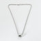 Collier Collier or blanc et pendentif saphir et diamants 58 Facettes MON07012