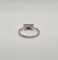 Bague 53.5 Bague or blanc sertie de 2 diamants anciens 58 Facettes