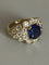 Bague 52 Bague Or Jaune Saphir Ceylan Diamants 58 Facettes 5009