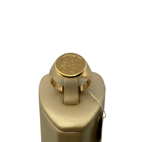 Bague 55.5 Bague chevalière en or jaune 18 carats 15,61 g 58 Facettes 250049