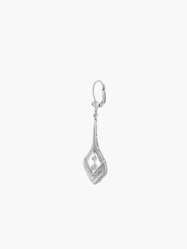 Boucles d'oreilles Boucles d'oreilles Losange Art Déco Diamants 58 Facettes R 1584