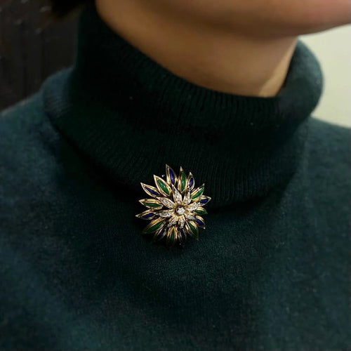 Broche CARTIER - Broche Fleur 58 Facettes 250003SP