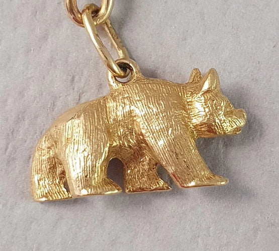 Bracelet Bracelet ancien or jaune avec breloques 58 Facettes