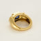 Bague 49 Bague en Or jaune et saphir de synthèse 58 Facettes VER0126