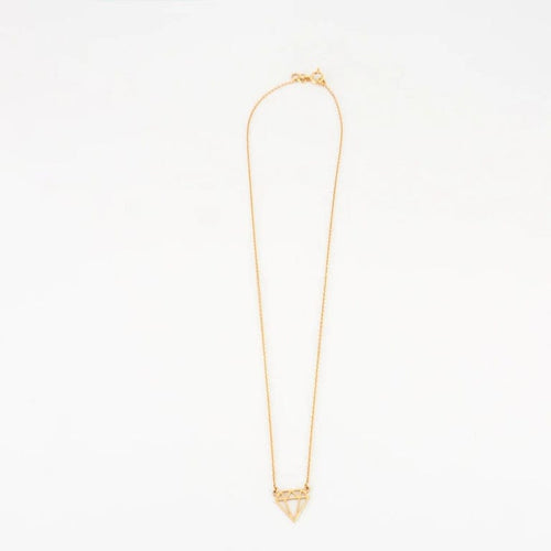 Collier Collier motif diamant Or jaune 58 Facettes