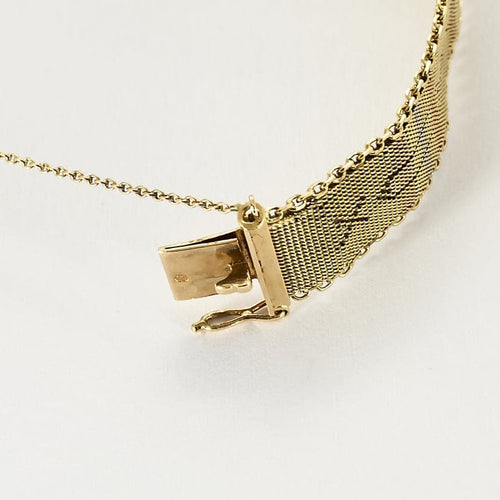 Bracelet Bracelet en or jaune tressée 58 Facettes B250685