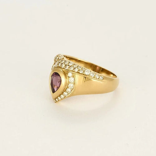 Bague en Or jaune 18k 58 Facettes SENS2452X8