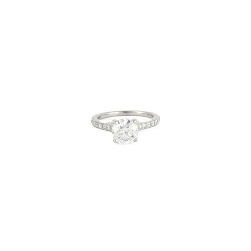 Bague 47 Bague or blanc  diamants 1.23ct 58 Facettes