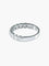Bague 55.5 Alliance - Bague demi-tour en or blanc et diamants 58 Facettes 404 50034