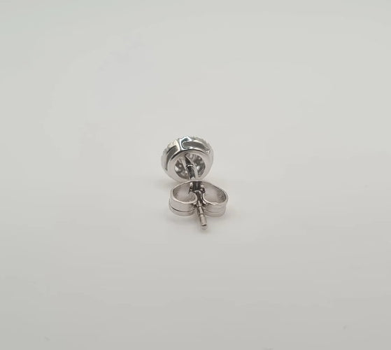 Boucles d'oreilles Boucles d’oreilles or blanc serties de diamants 58 Facettes