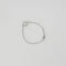 Bracelet Bracelet or blanc cercle de diamants 58 Facettes