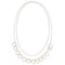 Collier Ginette NY - Sautoir Thirteen Circles en or rose 18 carats 58 Facettes