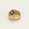 Bague 50 Bague chevalière en or jaune et turquoise 58 Facettes RAM3379