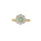 Bague 48 Bague vintage - Smaragd et diamants en or jaune 750 58 Facettes