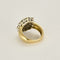 Bague 51.5 Bague fleur en or jaune et diamants 58 Facettes LIS2771
