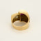 Bague 52 Bague tank en or jaune, rubis et diamants 58 Facettes COMP1376