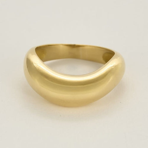 Bague 55 Bague mouvementée en or jaune 58 Facettes SENS2452X7