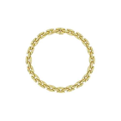 Collier Cartier Gentiane - Collier à maillons ovales en or jaune 18K 58 Facettes 22807