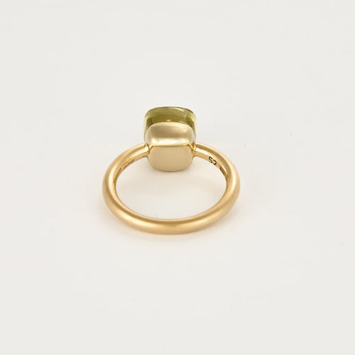 Bague 51.5 Pomellato - Bague Nudo Petit - Bague en or jaune et prasiolite 58 Facettes 58FC31-1