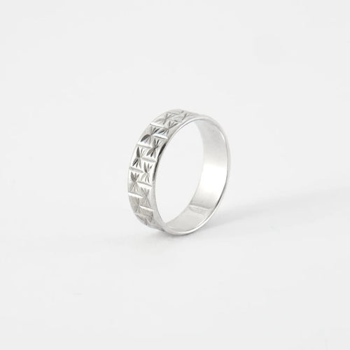 Bague 51 Bague en Or blanc 58 Facettes