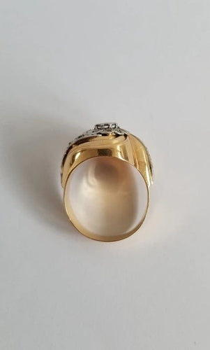 Bague 56 Bague tourbillon diamants 0.56 carats 58 Facettes