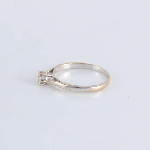 Bague 55 Bague Solitaire Diamant 0.20ct 58 Facettes FM55