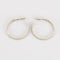Boucles d'oreilles Créoles en Or blanc &  diamants 58 Facettes