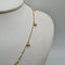 Collier Collier or jaune 18 carats serti de billes d’or 58 Facettes