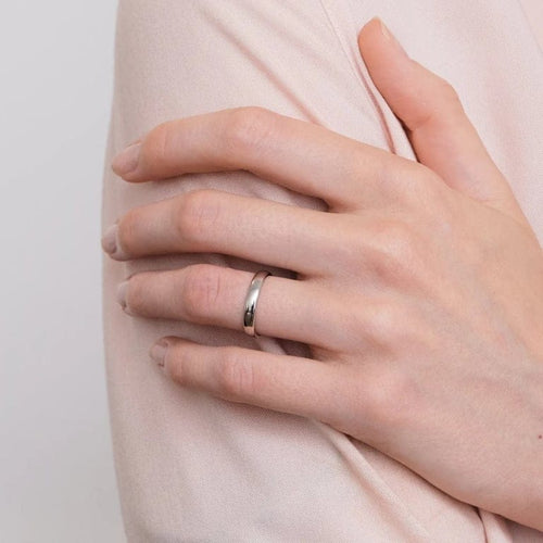 Bague 49 Bague en Or blanc 58 Facettes