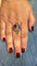 Bague Bague en or 18 carats sertie d'un diamant et de pierres précieuses 58 Facettes