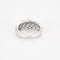 Bague 56 Bague or blanc, diamants et rubis 58 Facettes CRE0041X3