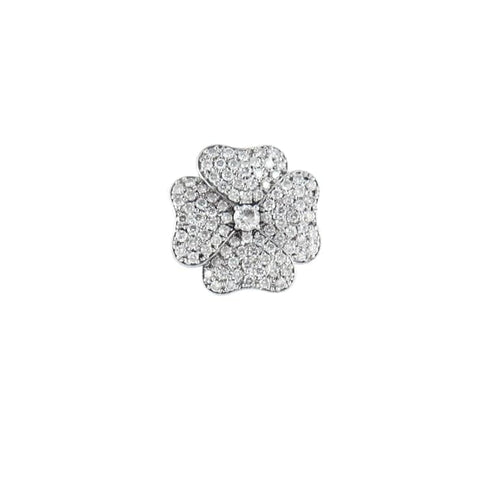 Bague 47 Bague Fleur Diamants 58 Facettes