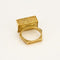 Bague 50 Bague moderniste en or jaune , perle de culture 58 Facettes DIE1723