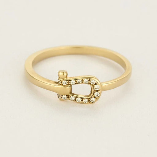 Bague 50 FRED - Force 10 - Petit Modèle - Bague en or jaune et diamant 58 Facettes 58FC125