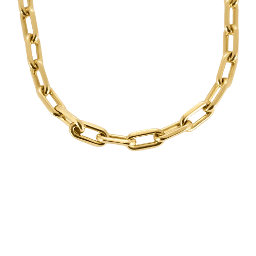 Collier Cartier - Chaîne Santos à maille Santos en or jaune 18k 58 Facettes DADB-17