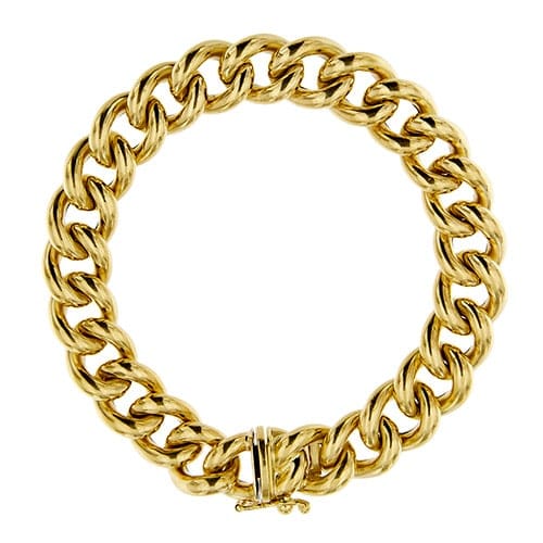 Bracelet Bracelet maille gourmette en or jaune 18 carats 58 Facettes 35302