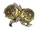 Bague Bague baroque toi et moi citrine et Diamants en or jaune 58 Facettes BA-1317