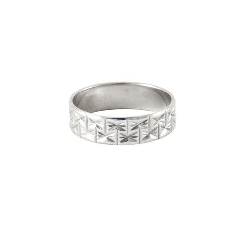Bague 51 Bague en Or blanc 58 Facettes